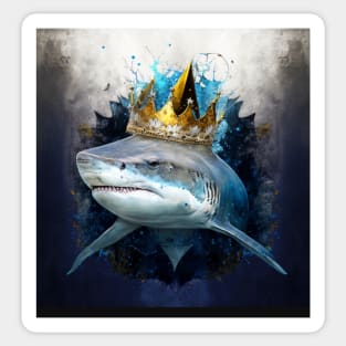 The Shark King Sticker